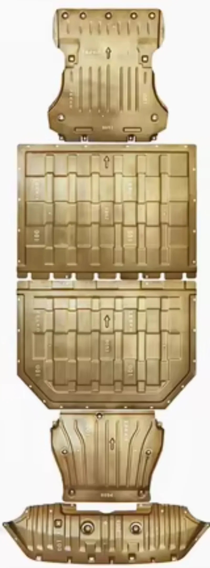 Electric Vehicle 3D Skid Plate Battery Cover Motor Protection New Energy Chassis Engine Guard for 001 009 X 007 EV